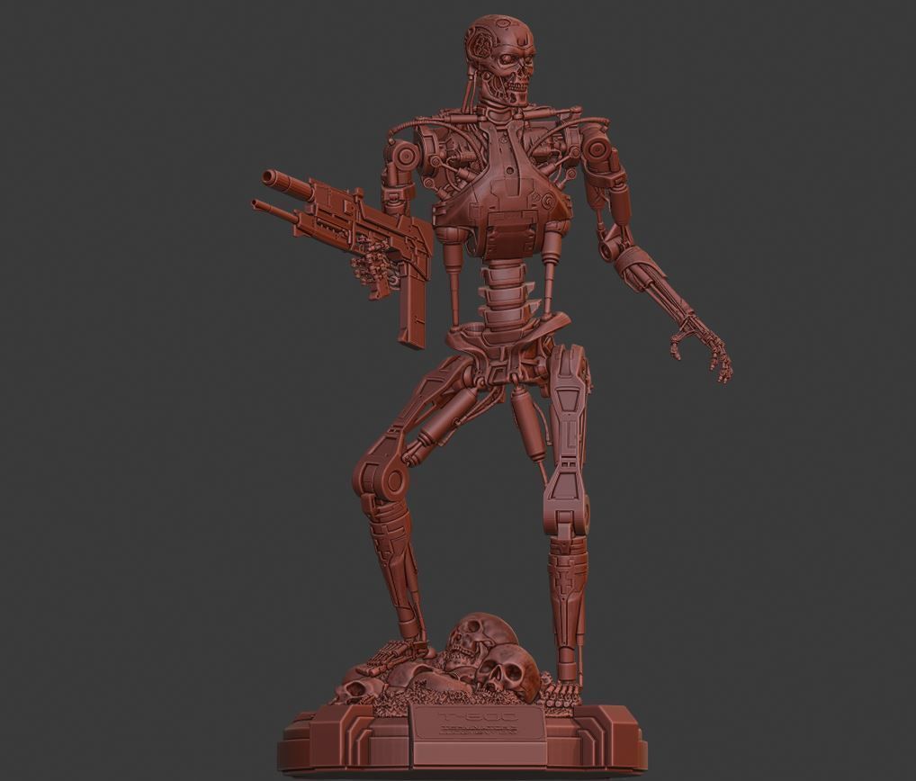 T-800 Terminator 2 Judgment Day V3 3D print model_52