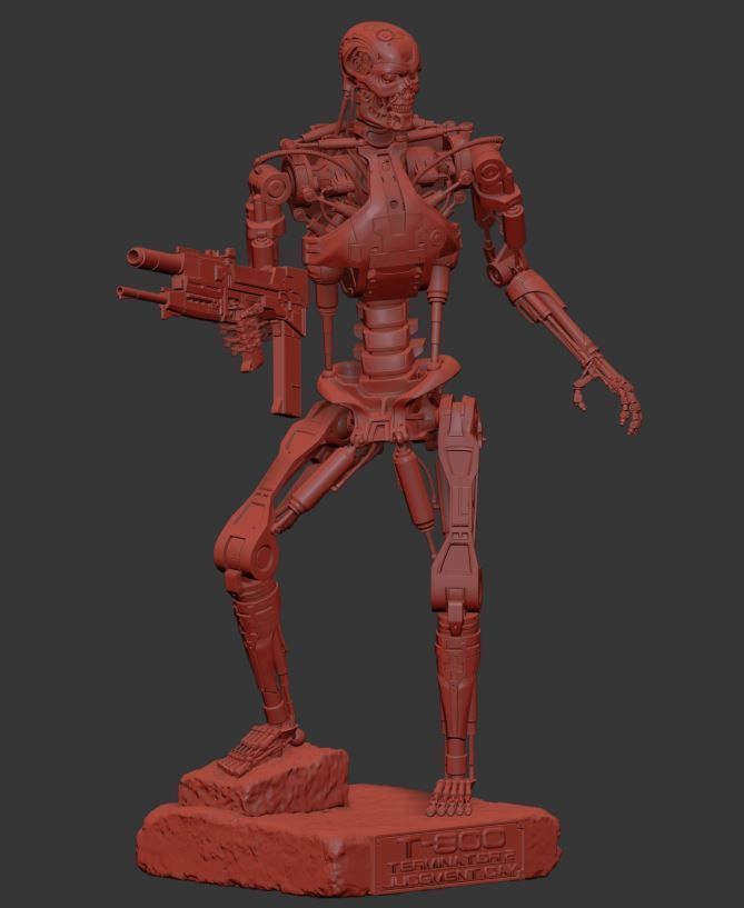T-800 Terminator 2 Judgment Day V3 3D print model_11