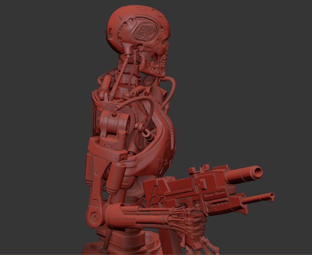 T-800 Terminator 2 Judgment Day V3 3D print model_30