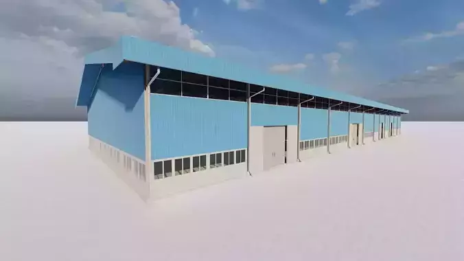 Warehouse-Warehouse Building 3D model