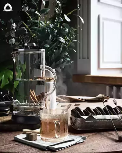 Interior room with vray setup