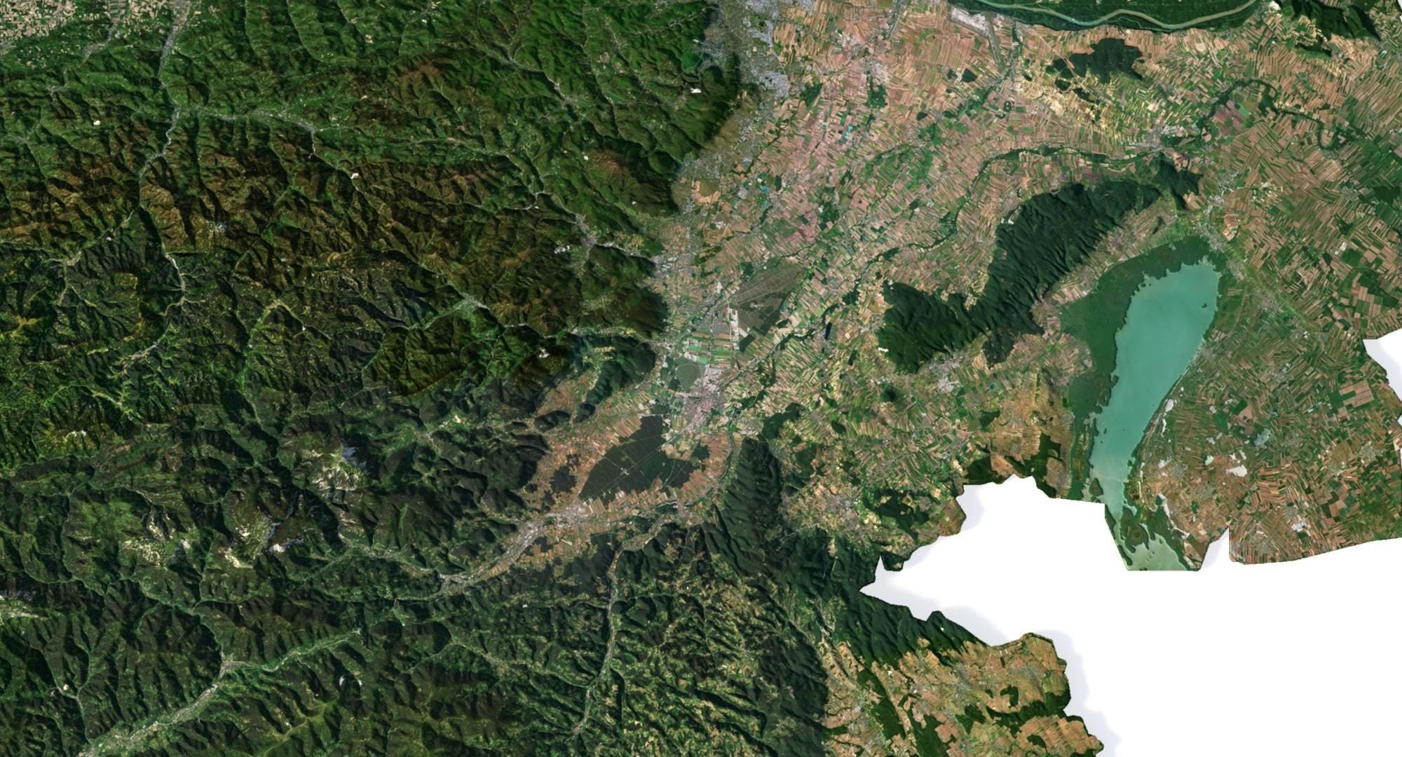 Austria Terrain 3D Map 3D model_5