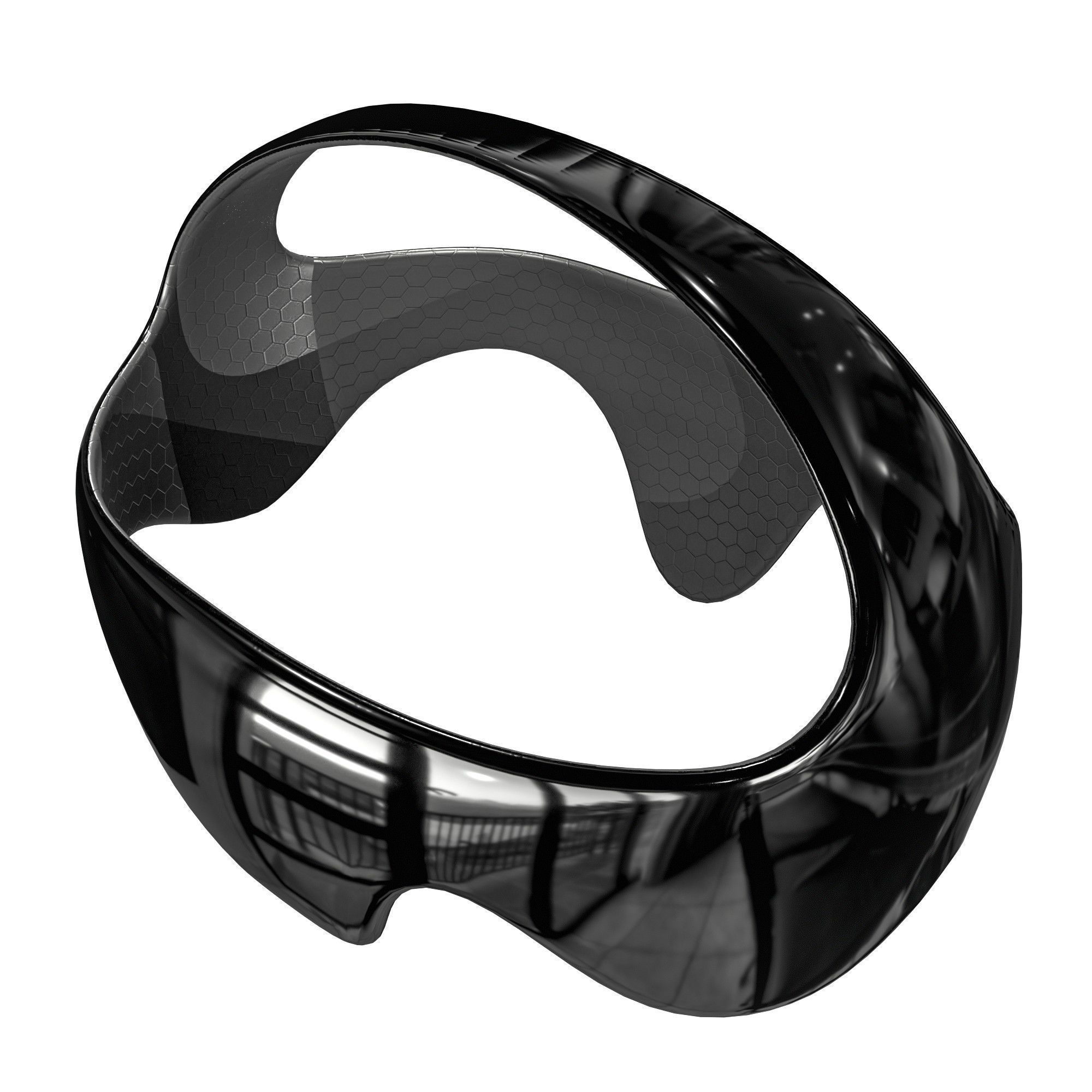 Sci-Fi Future VR Headset Low-poly 3D model_13