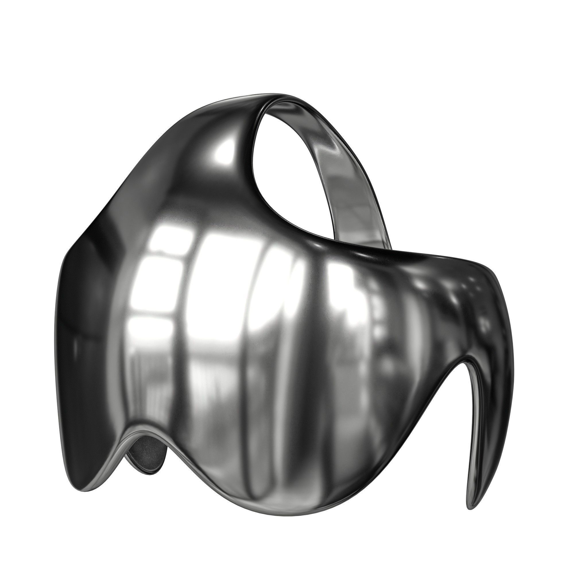 Sci-Fi Future VR Headset Low-poly 3D model_8