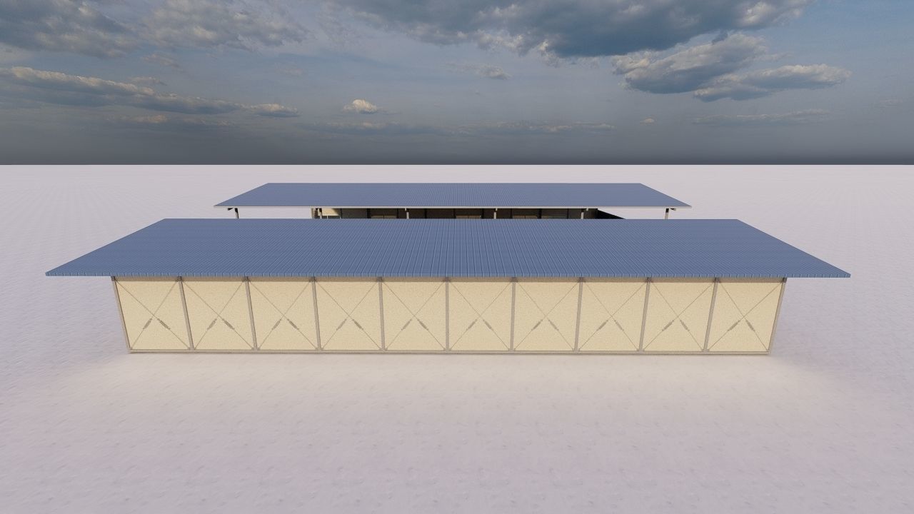 Warehouse-Warehouse Building 3D model_7