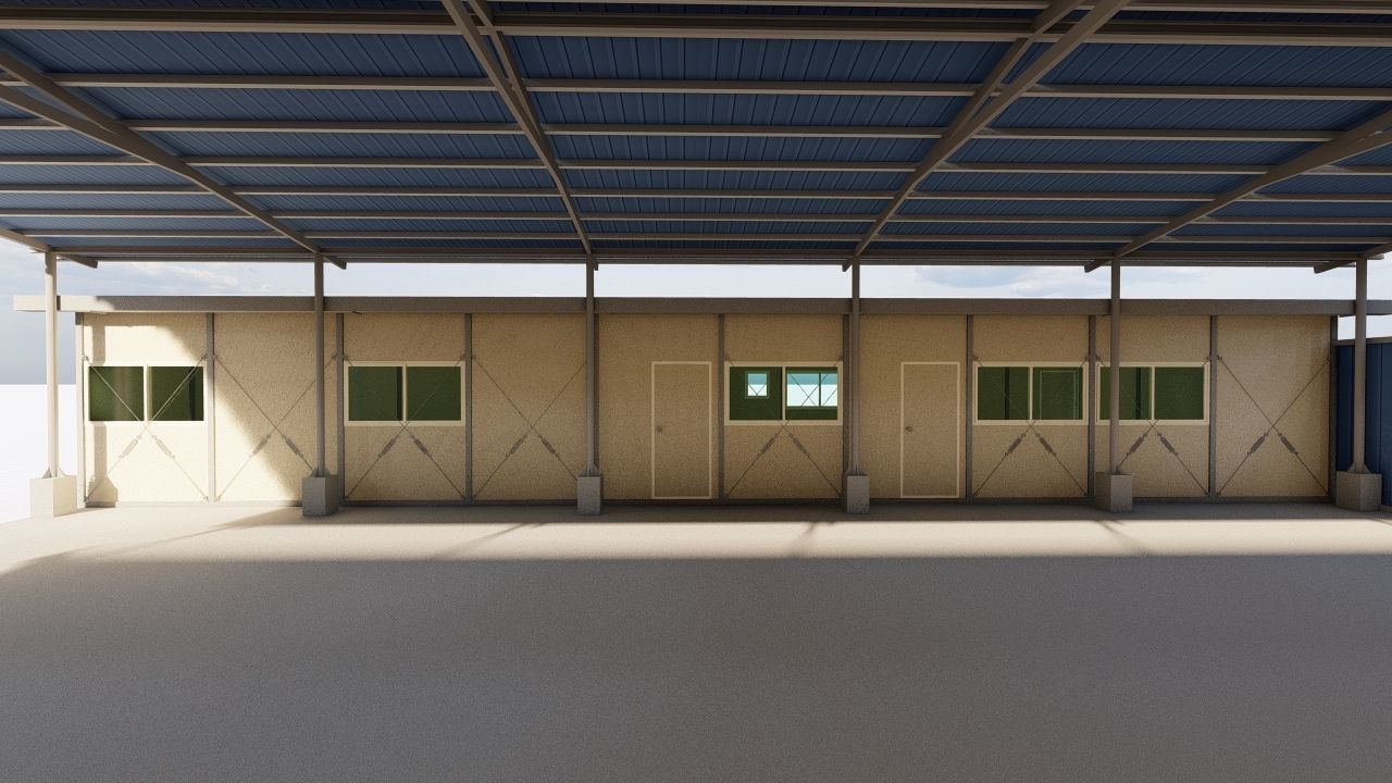 Warehouse-Warehouse Building 3D model_17