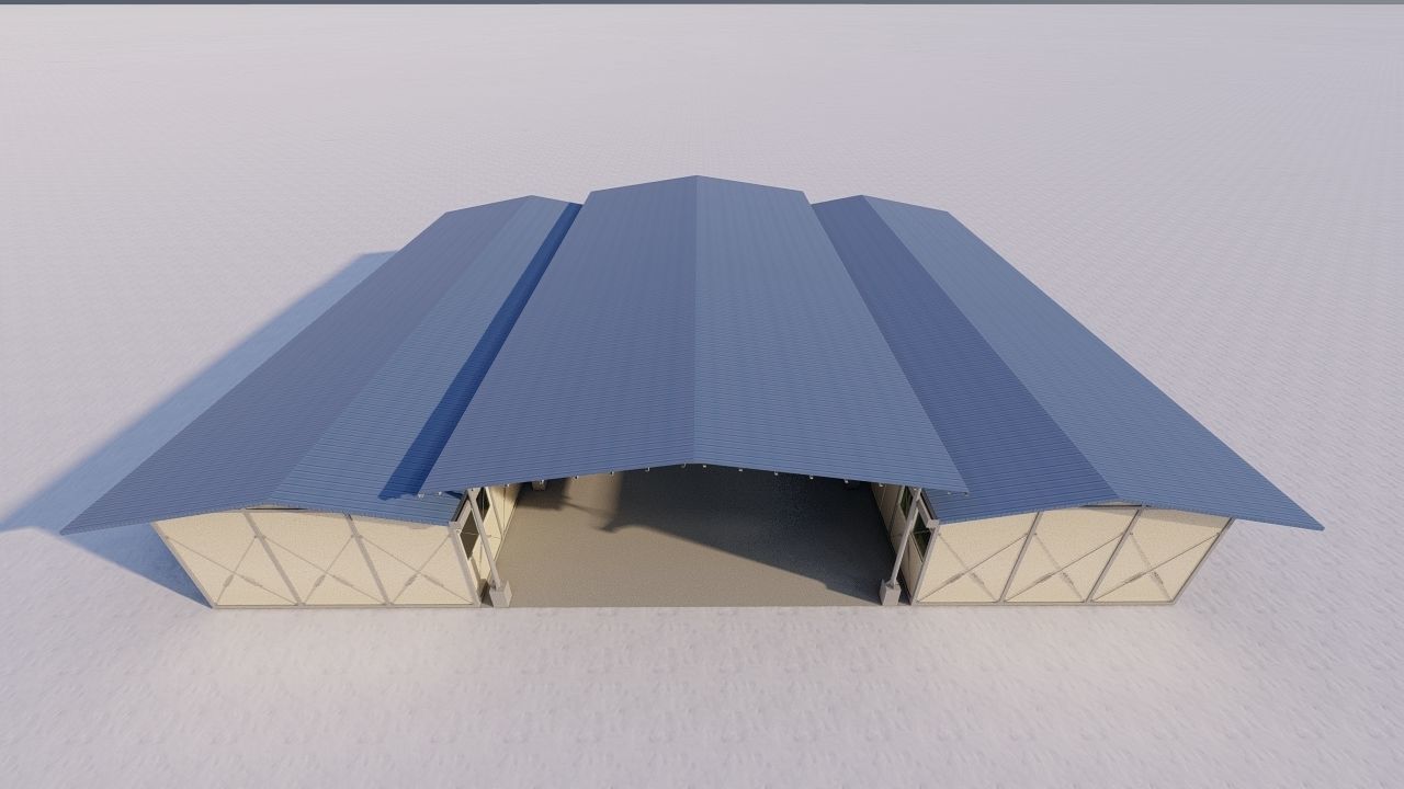 Warehouse-Warehouse Building 3D model_19