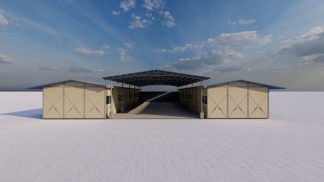 Warehouse-Warehouse Building 3D model_9
