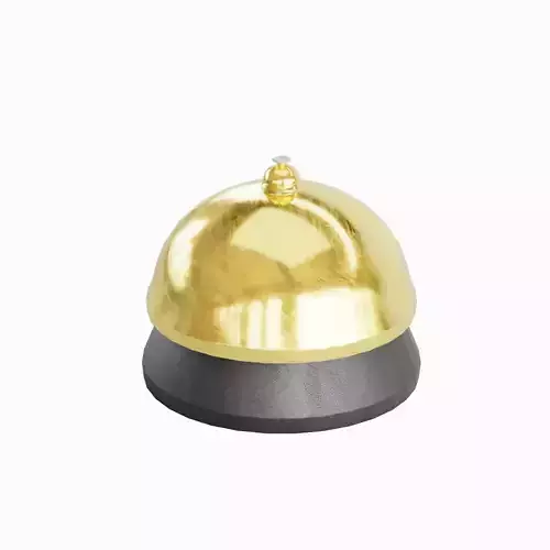 Gold Reception Bell 