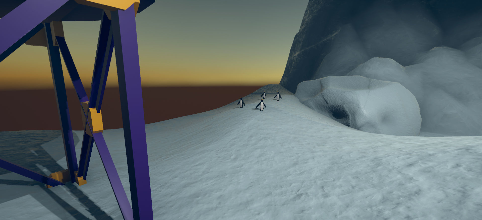 Polar Station Low-poly 3D model_13