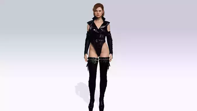 Sexy Character - Fully Rigged 3D model