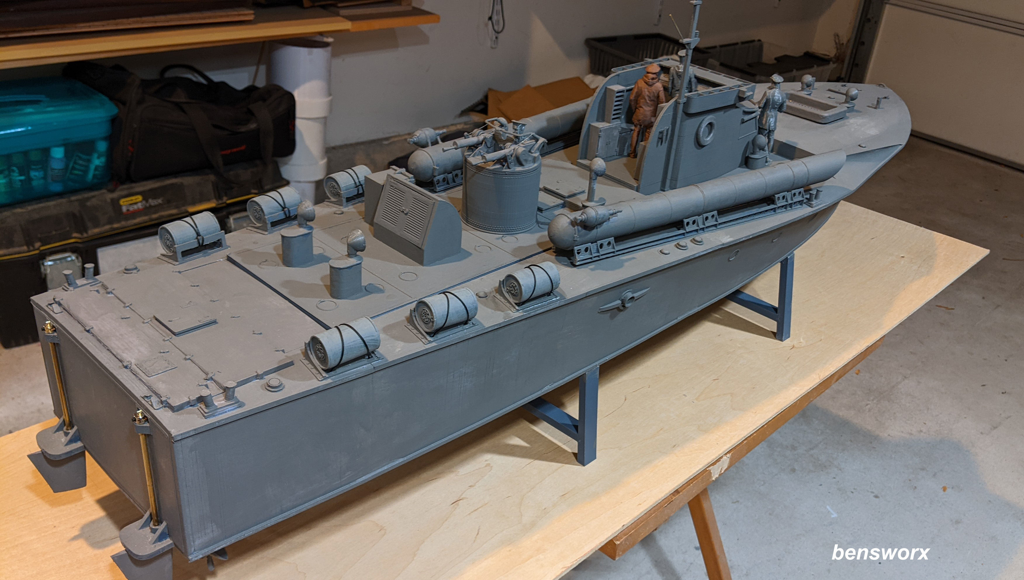 1 20 Vosper MTB RC Model Boat 3D print model_7