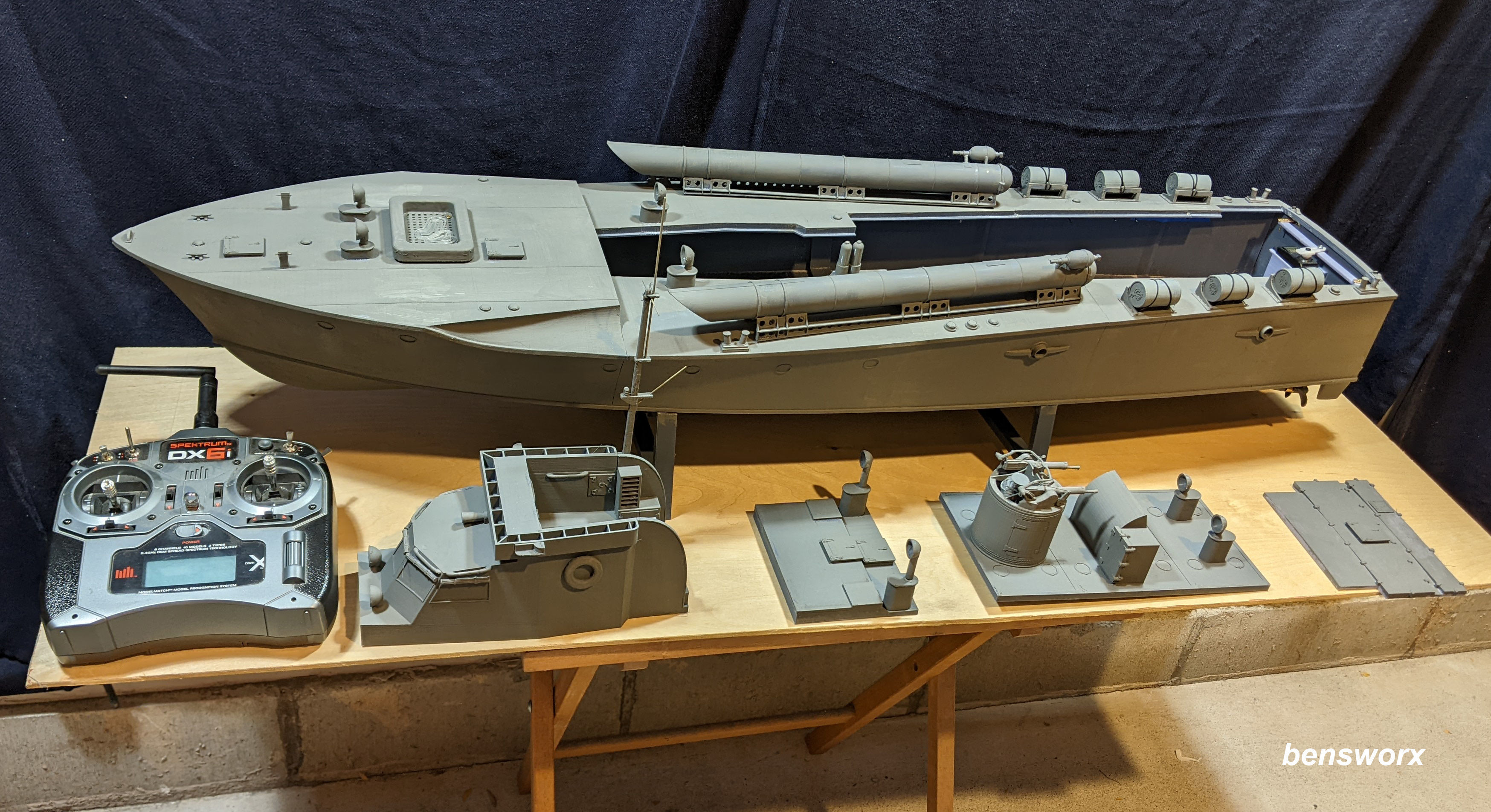 1 20 Vosper MTB RC Model Boat 3D print model_2