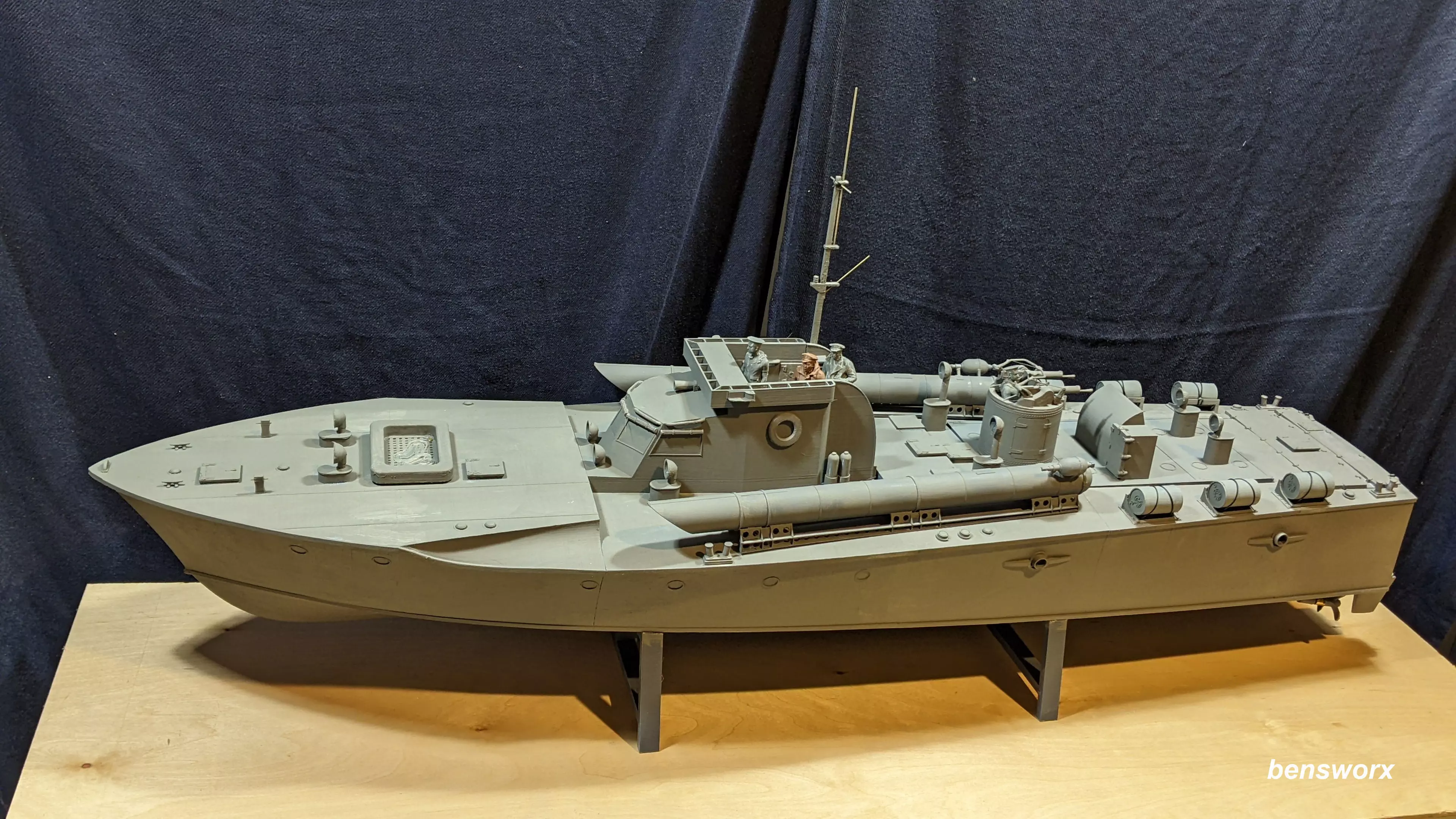 1 20 Vosper MTB RC Model Boat 3D print model_0