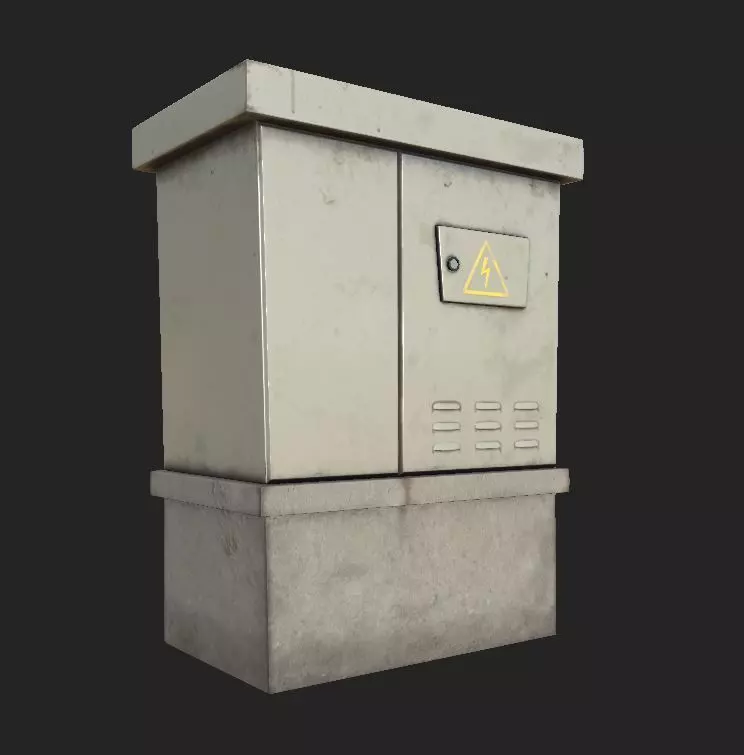 Electric Panel 3d model 3D model