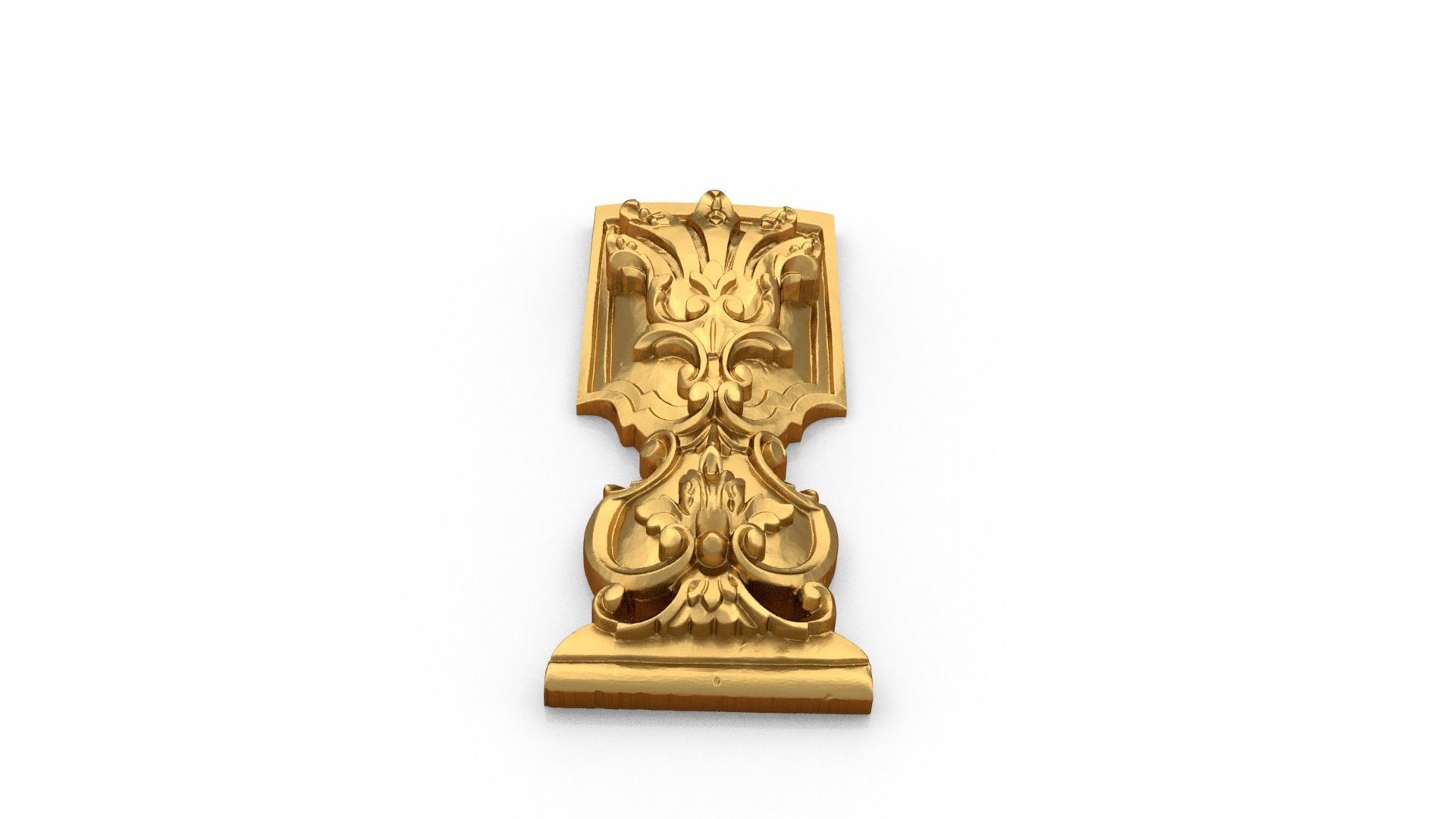 Classic carved decor ornament 479 3D print model_3