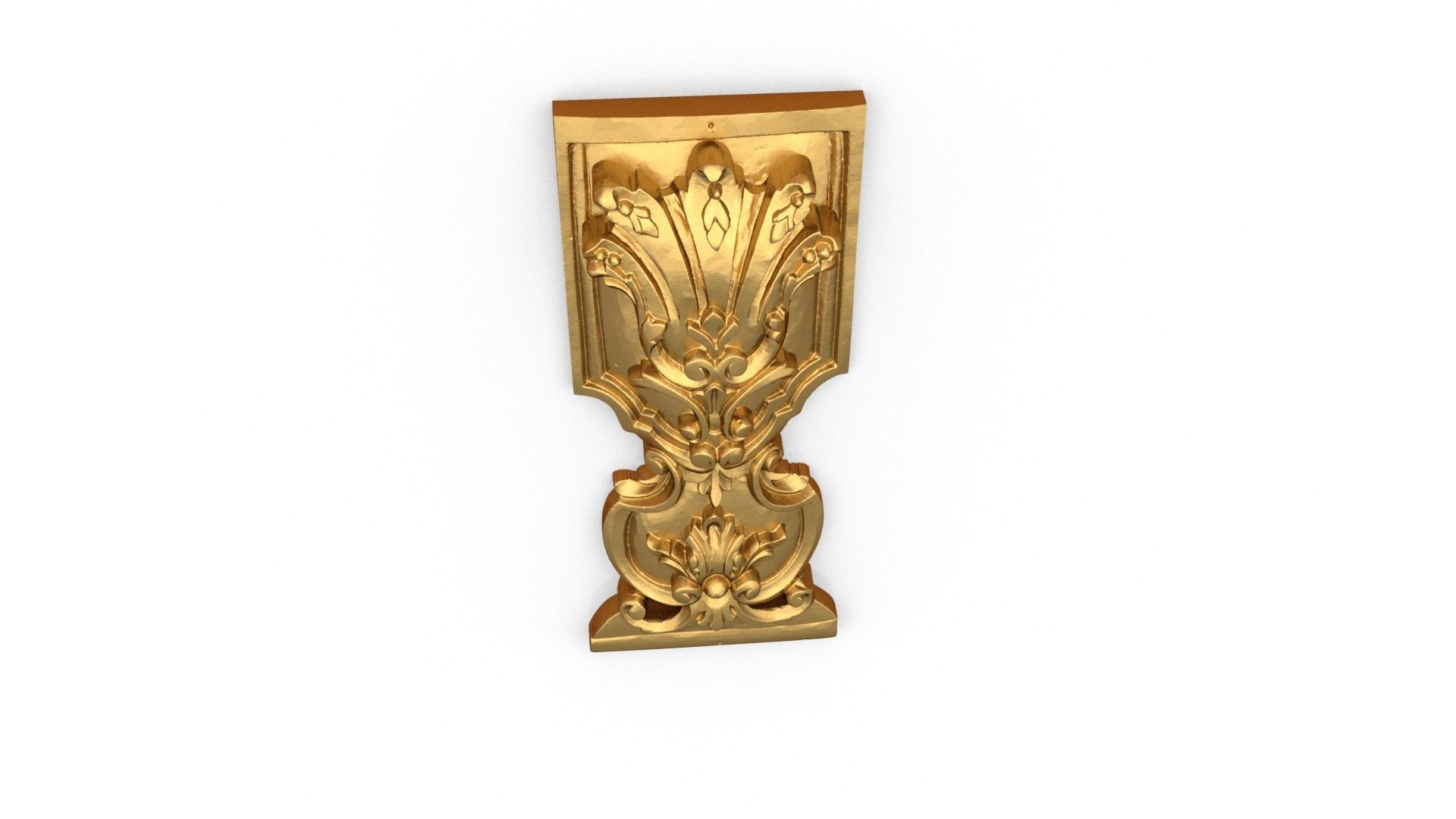 Classic carved decor ornament 479 3D print model_4