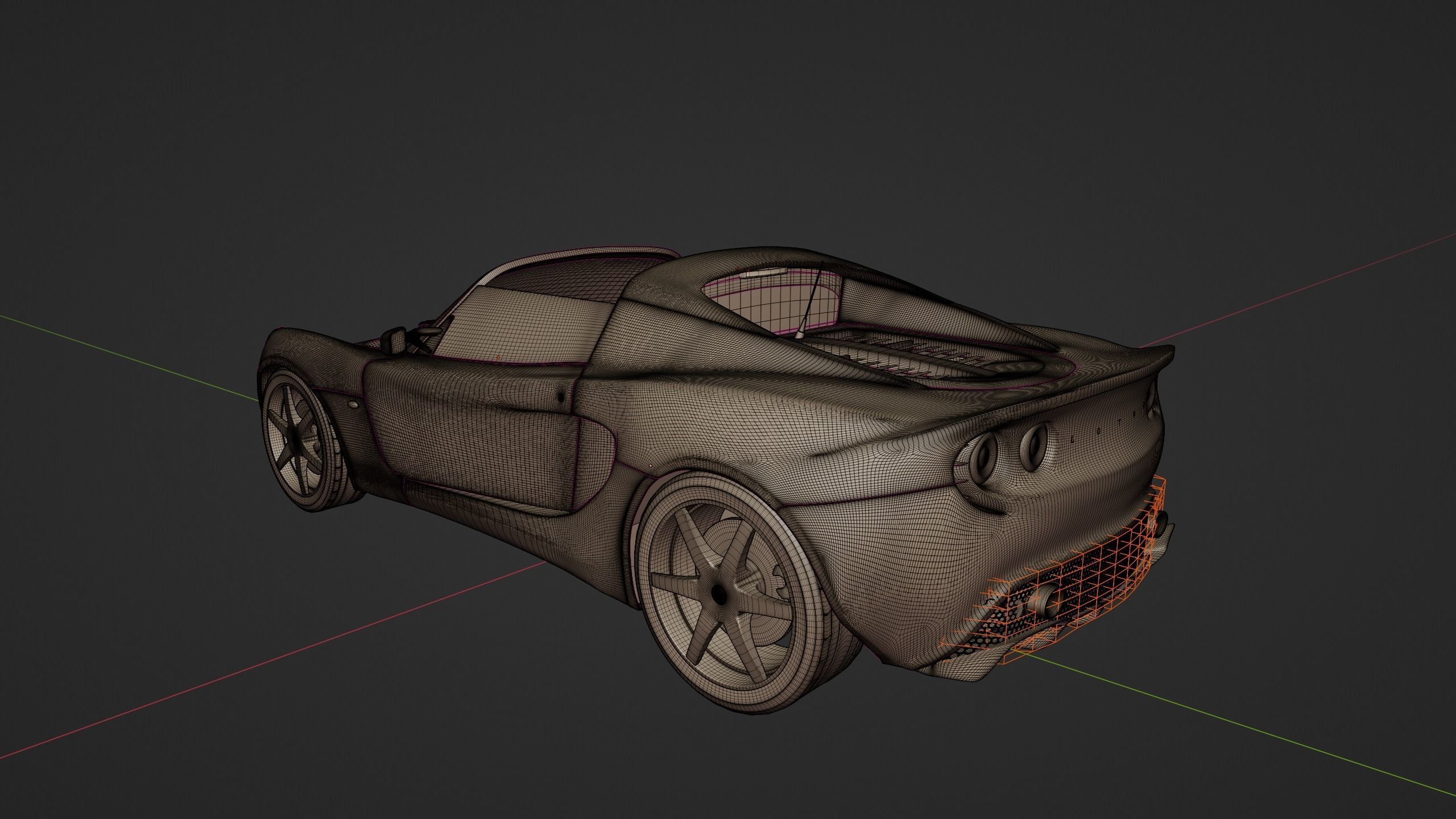 Lotus Elise S2 2002 3D model_15