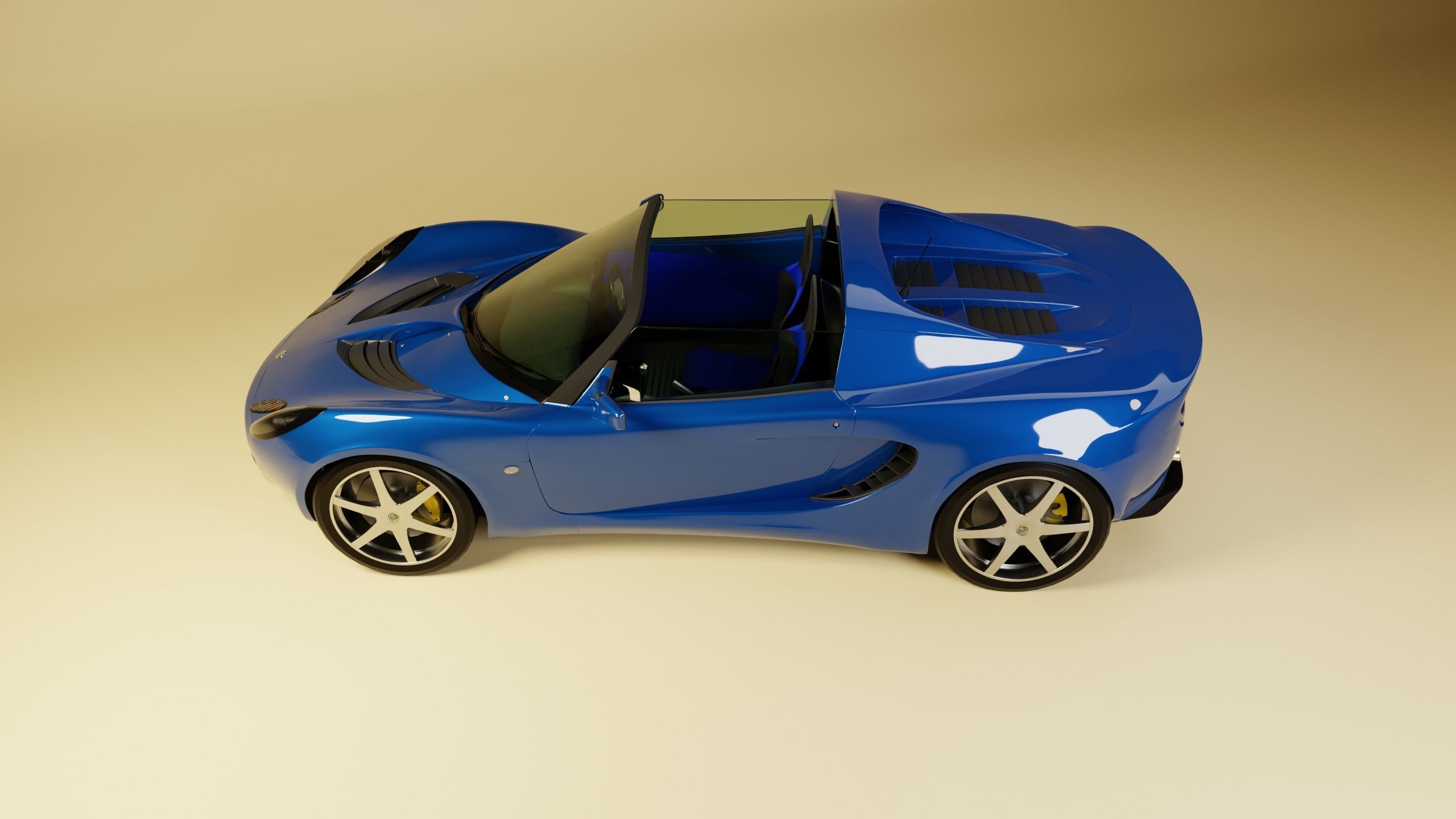 Lotus Elise S2 2002 3D model_10