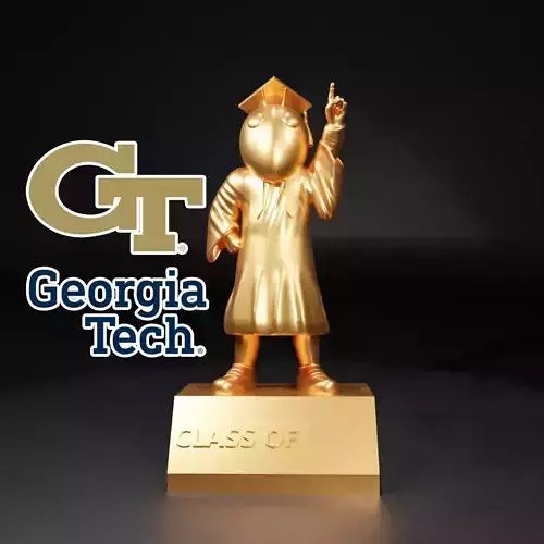 GRADUATION MASCOT GEORGIA TECH UNIVERSITY - 3D PRINT 3D print model