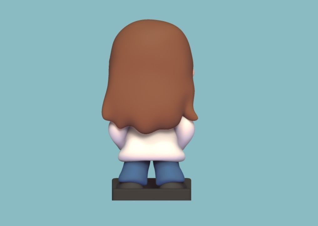 Female Doctor 3D print model_4