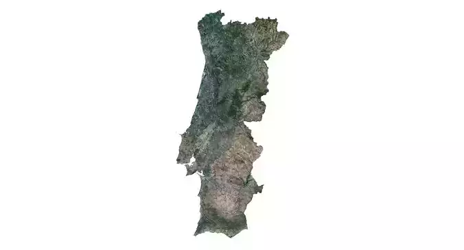 Portugal Terrain 3D Map