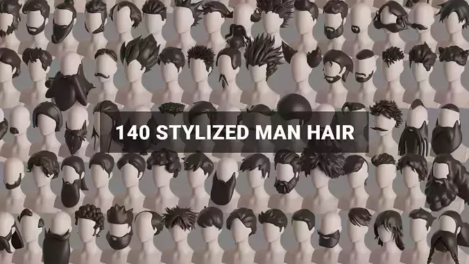 Stylised Man Hair Bundle