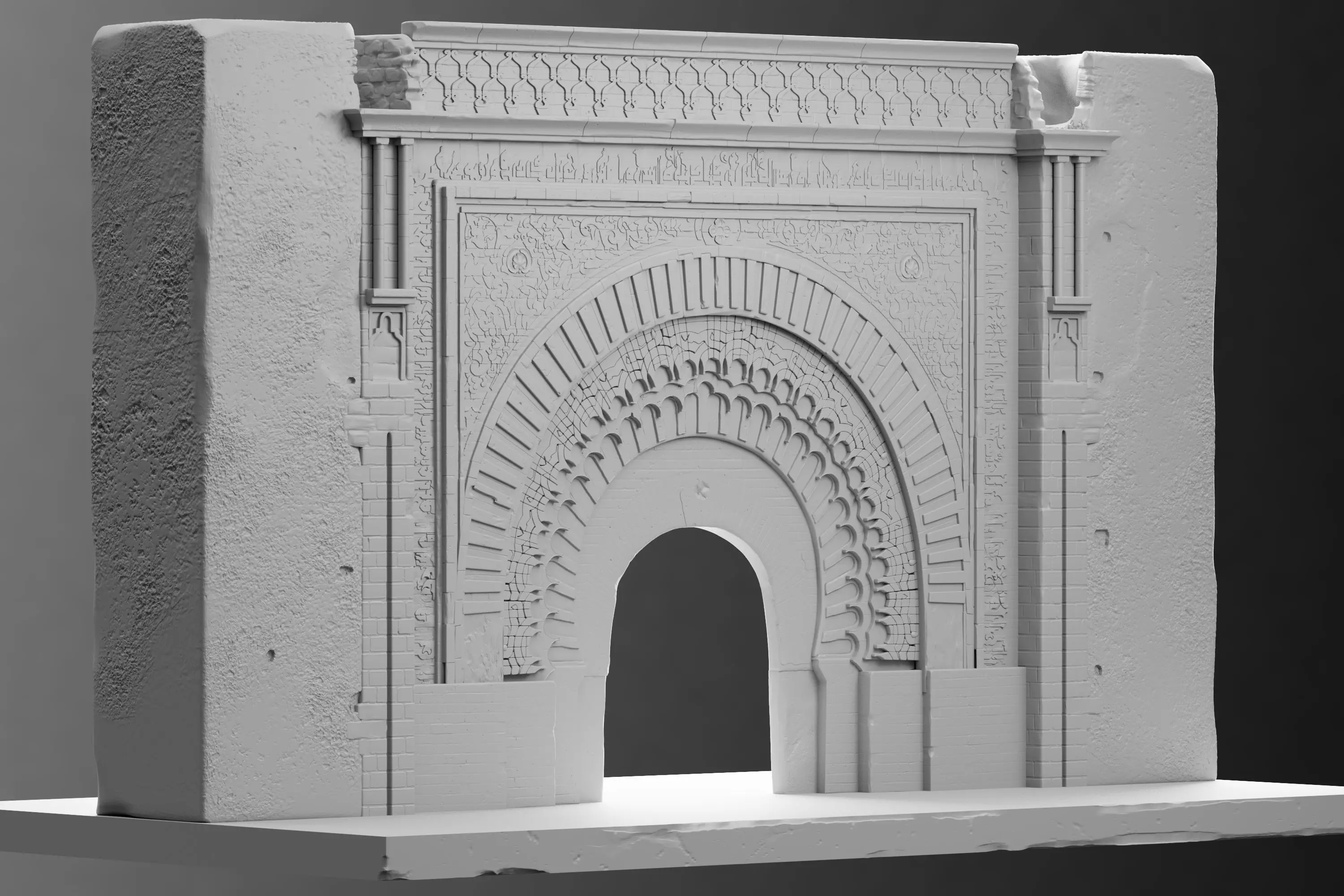 Bab Agnaou Marrakech Morocco 3D model_0