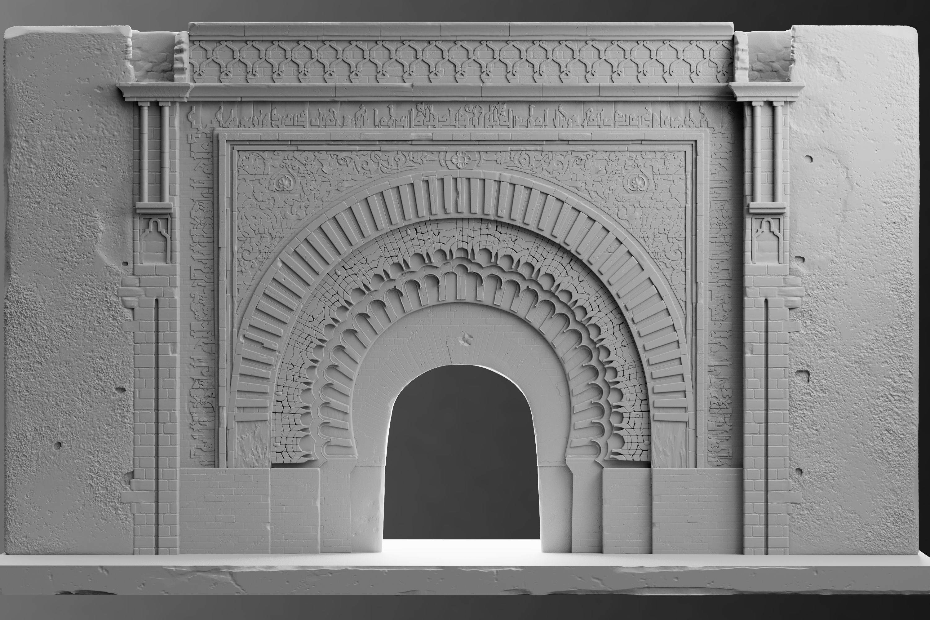 Bab Agnaou Marrakech Morocco 3D model_1