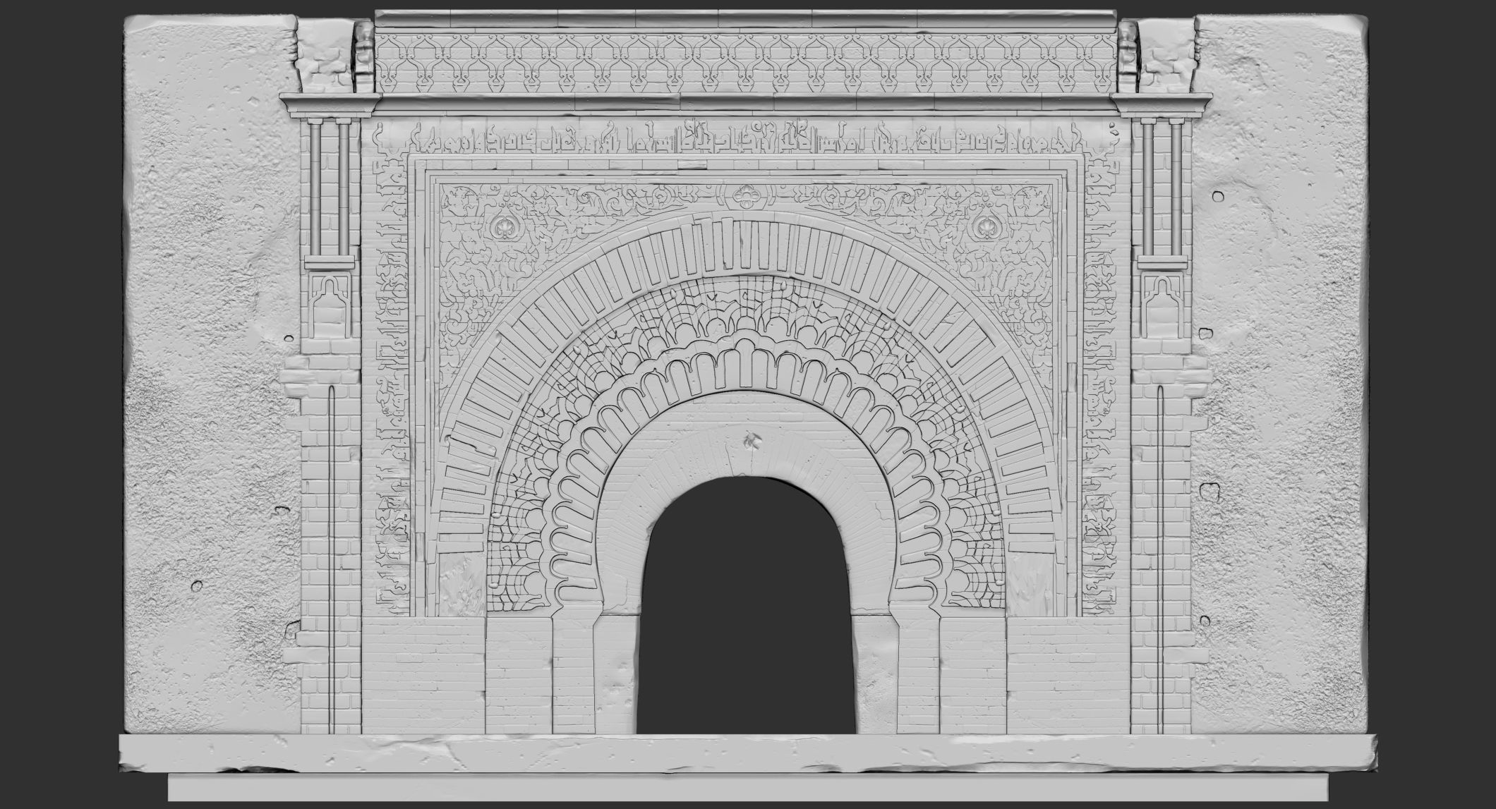 Bab Agnaou Marrakech Morocco 3D model_6