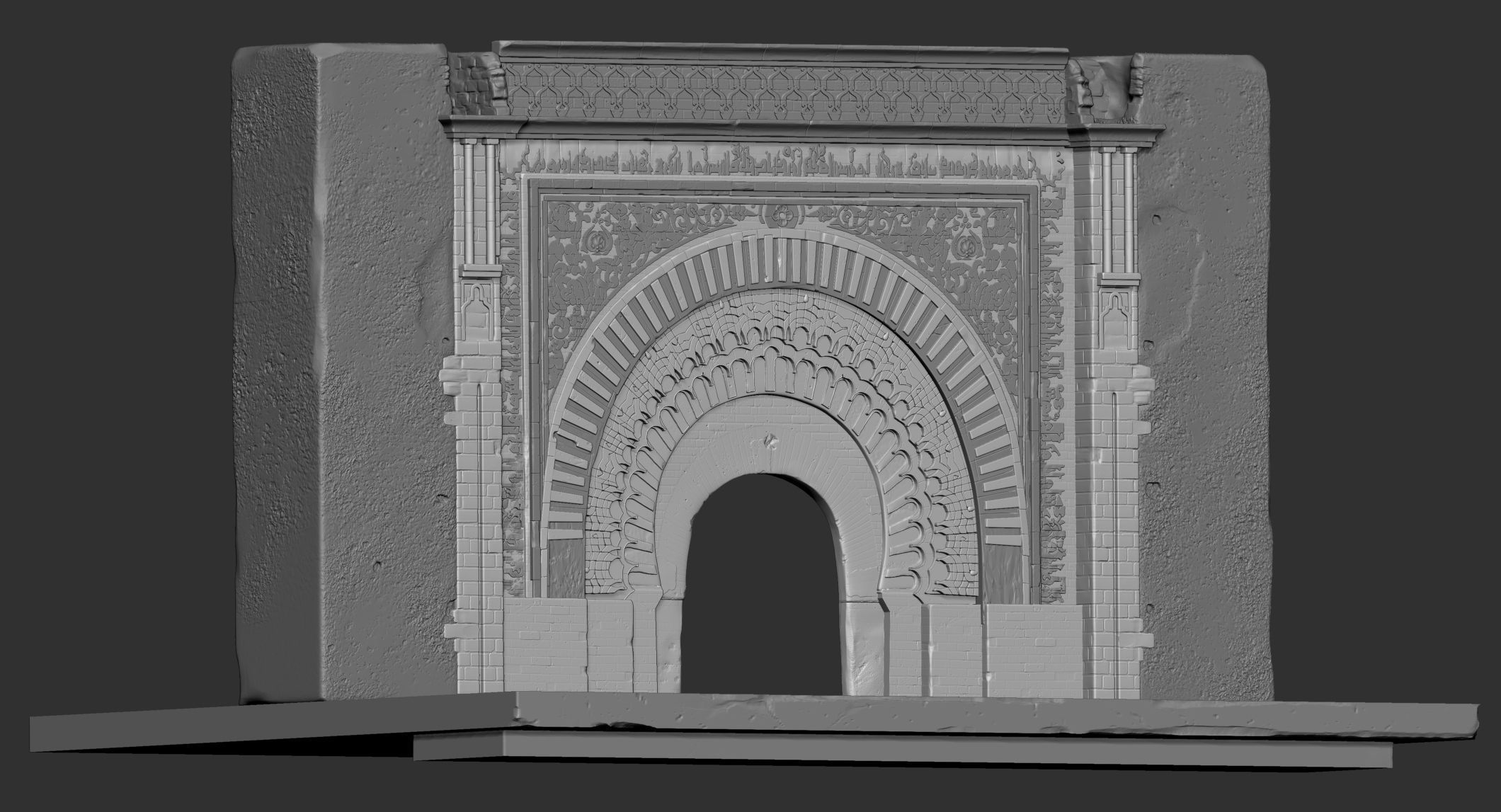 Bab Agnaou Marrakech Morocco 3D model_4