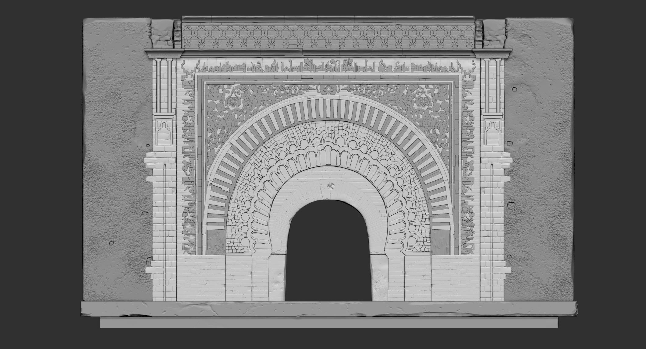 Bab Agnaou Marrakech Morocco 3D model_2