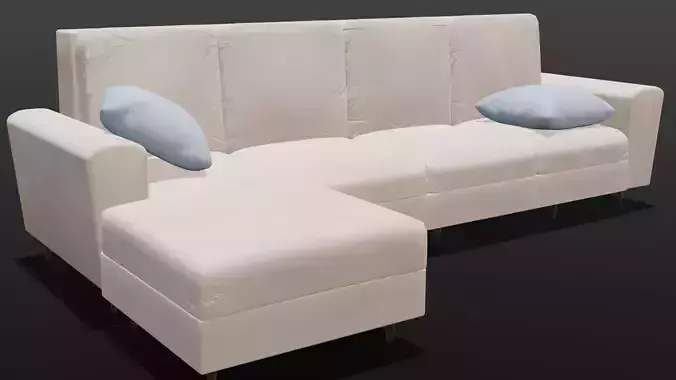 Sofa Set 3D Model 