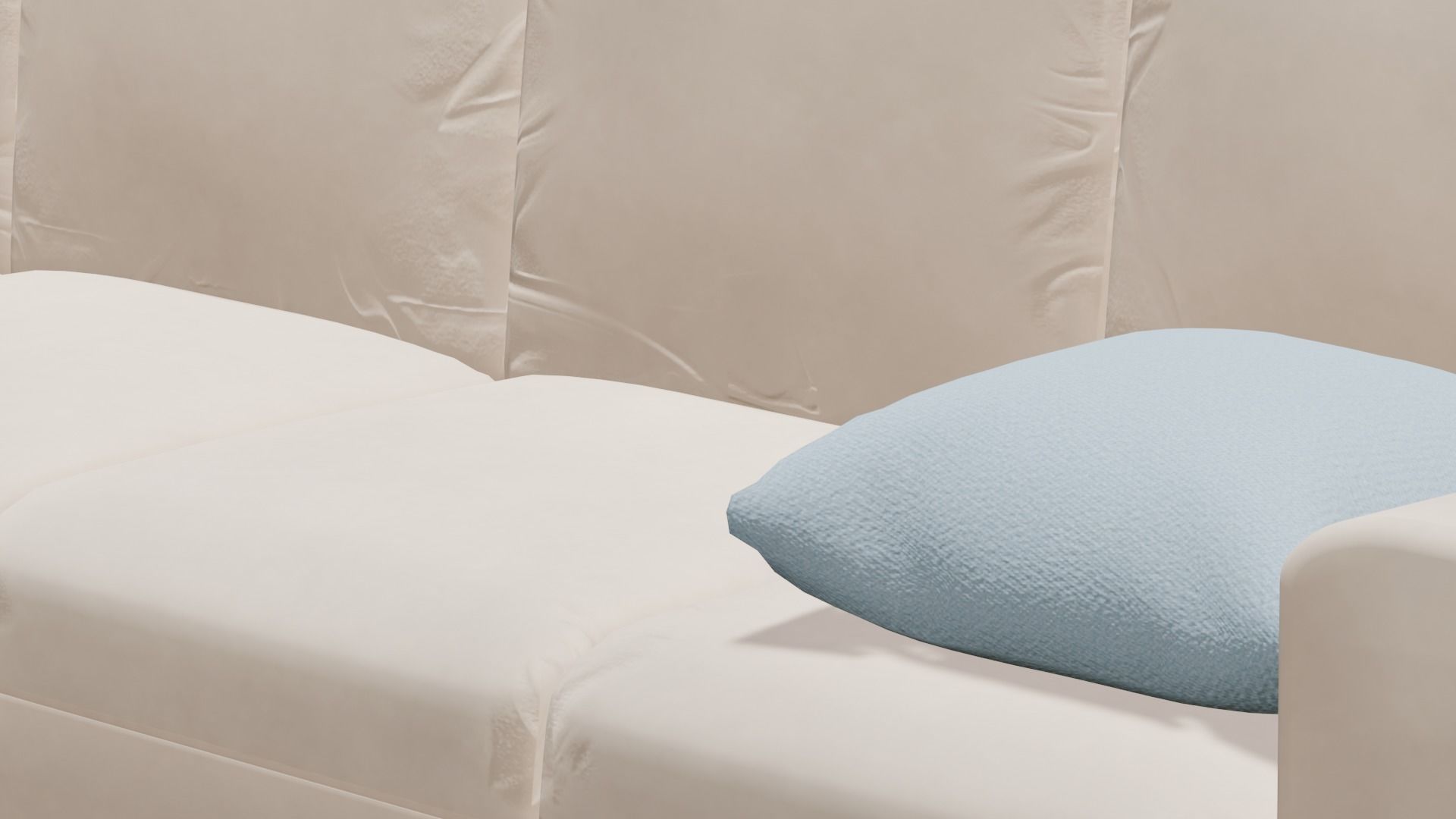 Sofa Set 3D Model Low-poly 3D model_17