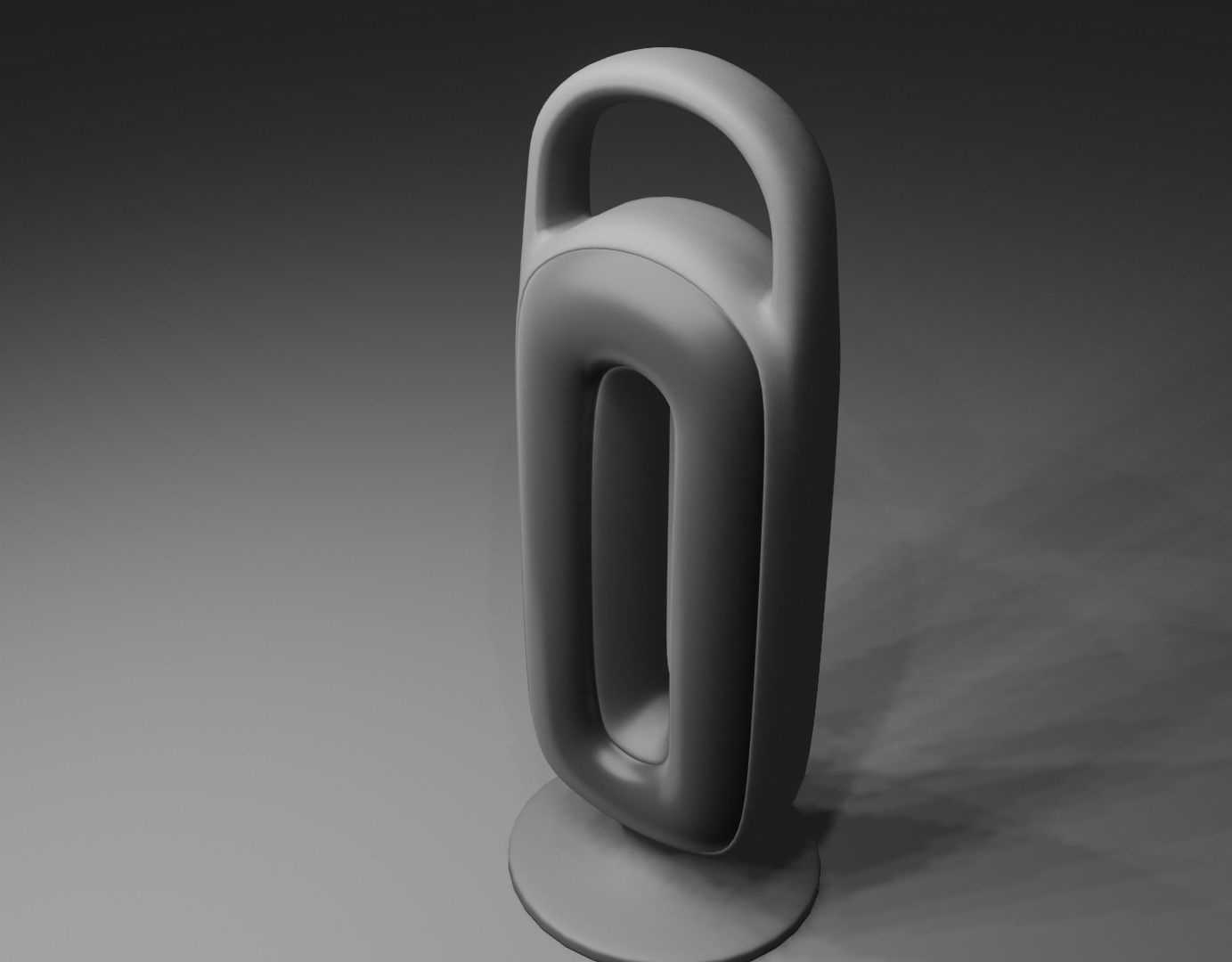 Lamp design Low-poly 3D model_3