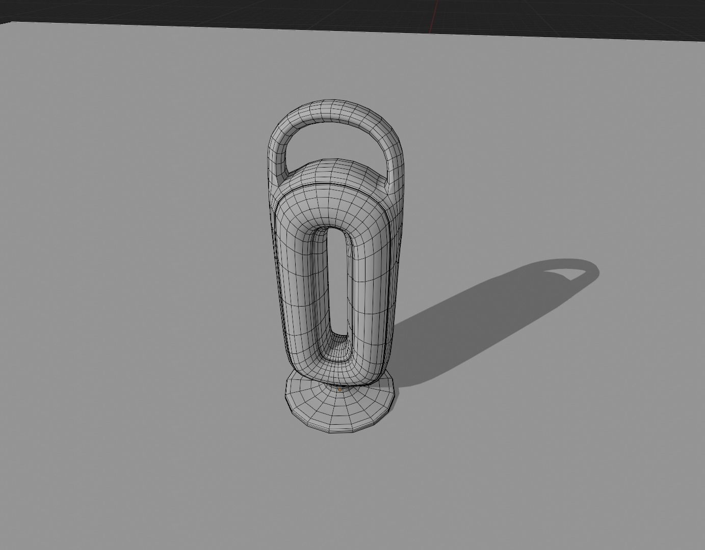 Lamp design Low-poly 3D model_1