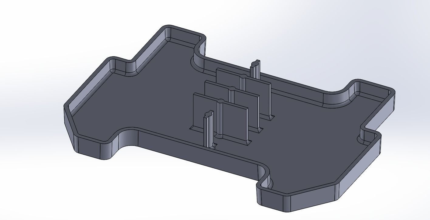 Plaque Couvertine Poteau 3D print model_4