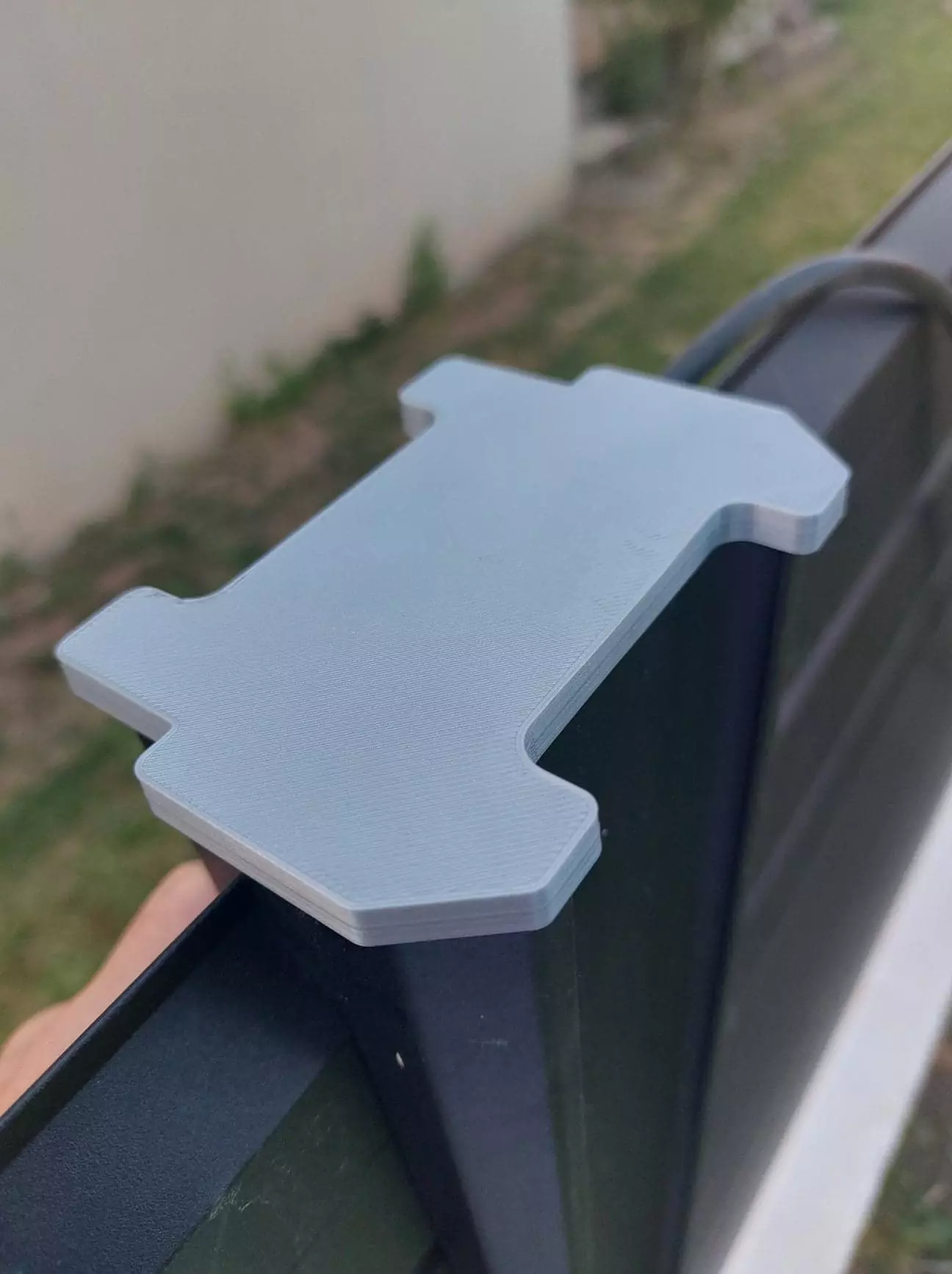 Plaque Couvertine Poteau 3D print model_0