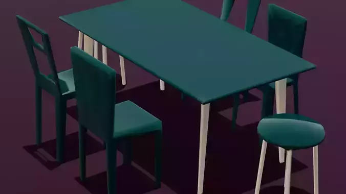 Dining Table with Chairs 