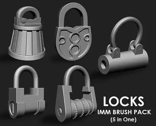 Locks IMM Brush Pack 5 in One