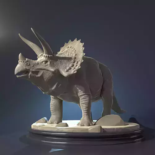 triceratops horridus Dynasour 3D print model