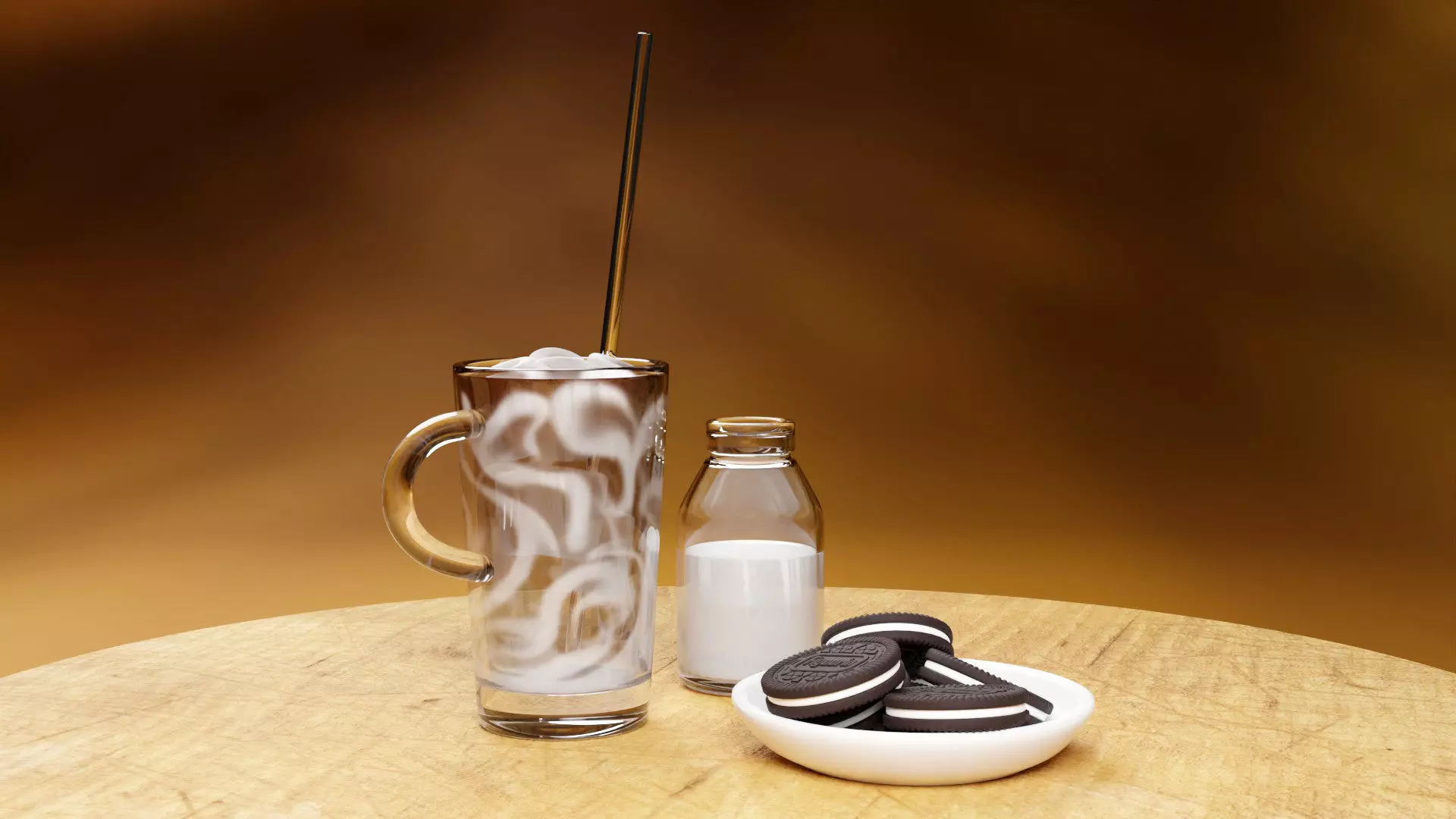 Iced Coffee 001 3D model