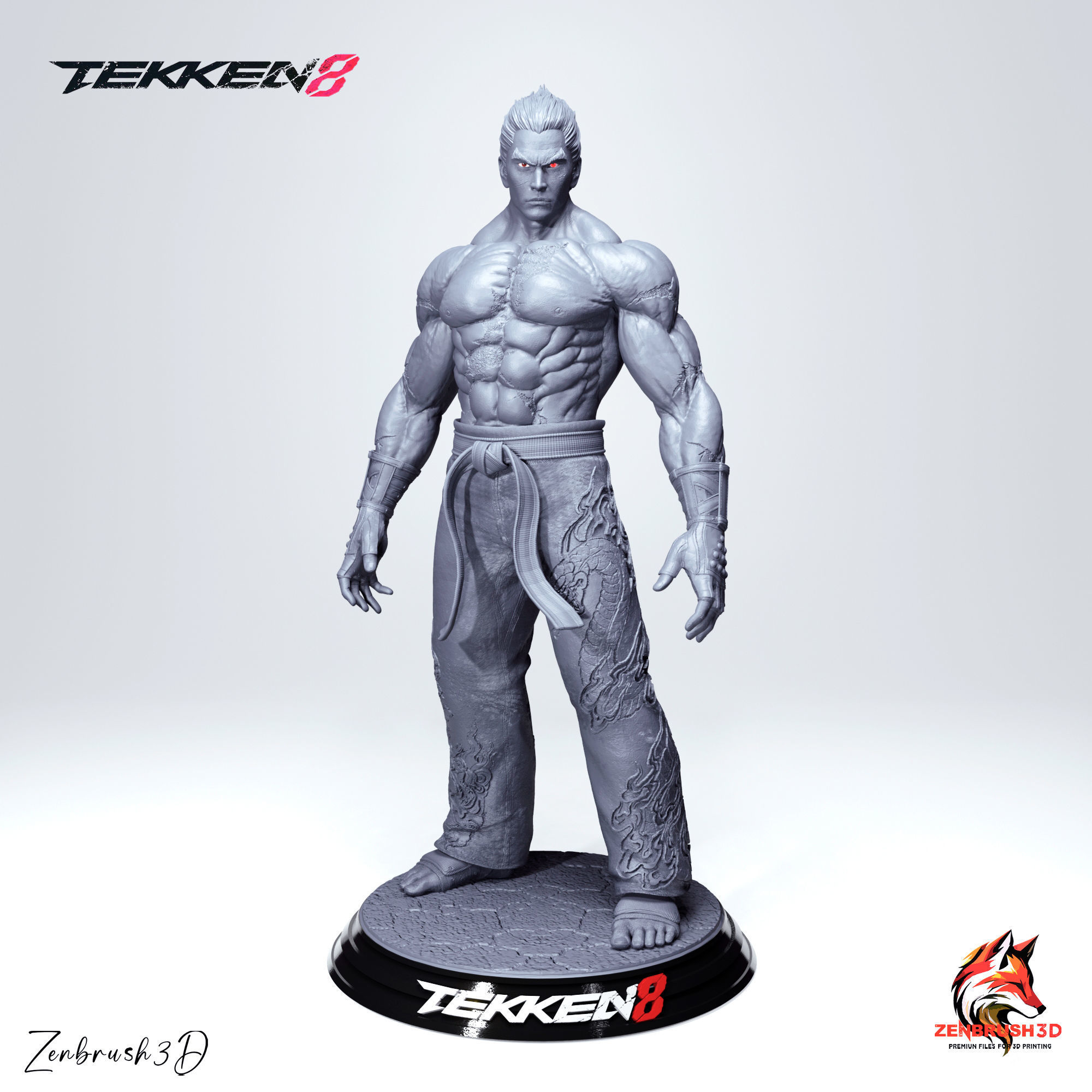 KAZUYA MISHIMA - TEKKEN 8 3D PRINTING 3D print model_5