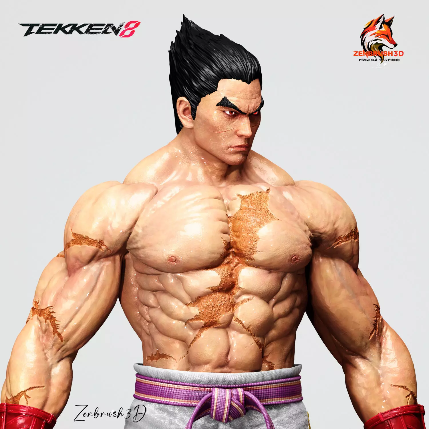 KAZUYA MISHIMA - TEKKEN 8 3D PRINTING 3D print model_0