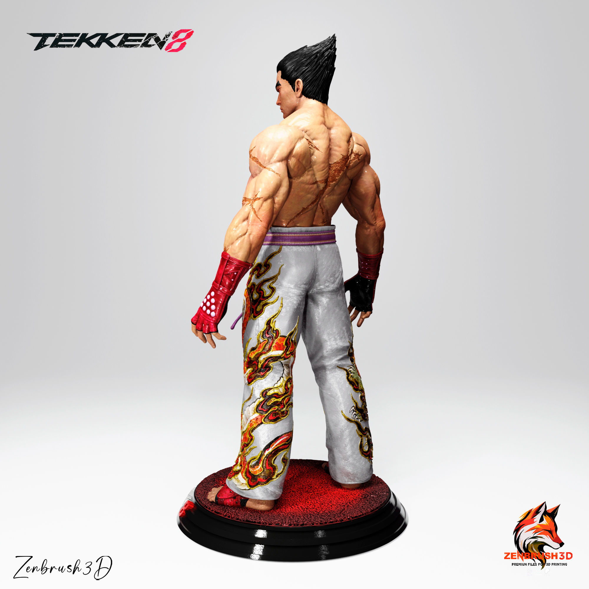 KAZUYA MISHIMA - TEKKEN 8 3D PRINTING 3D print model_3