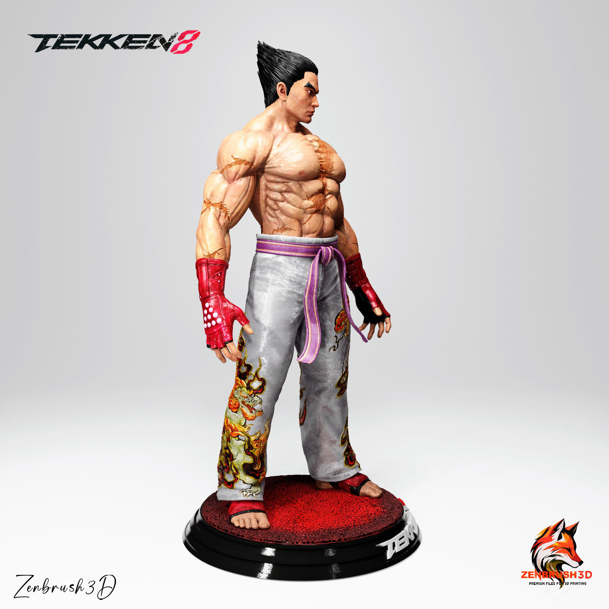 KAZUYA MISHIMA - TEKKEN 8 3D PRINTING 3D print model_1