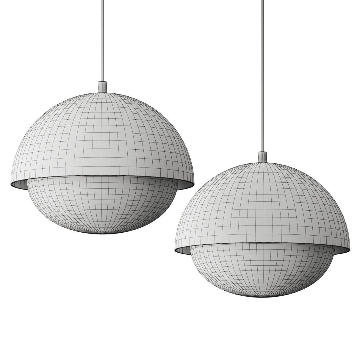 dweLED One Light LED Pendant Lamp 3D model_1
