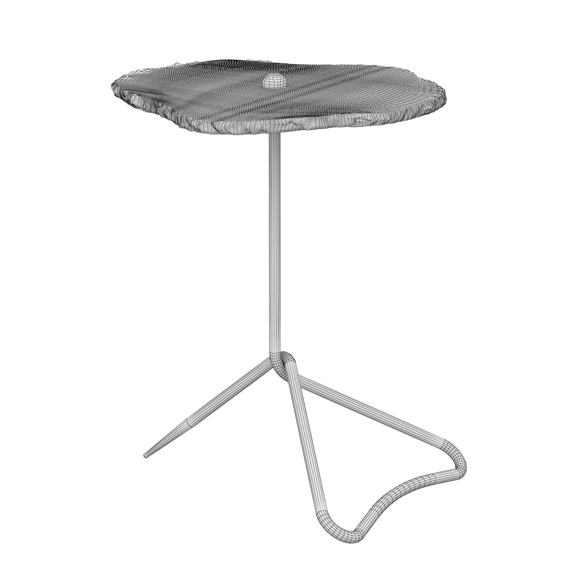 Degraff Marble Top End Table 3D model_6