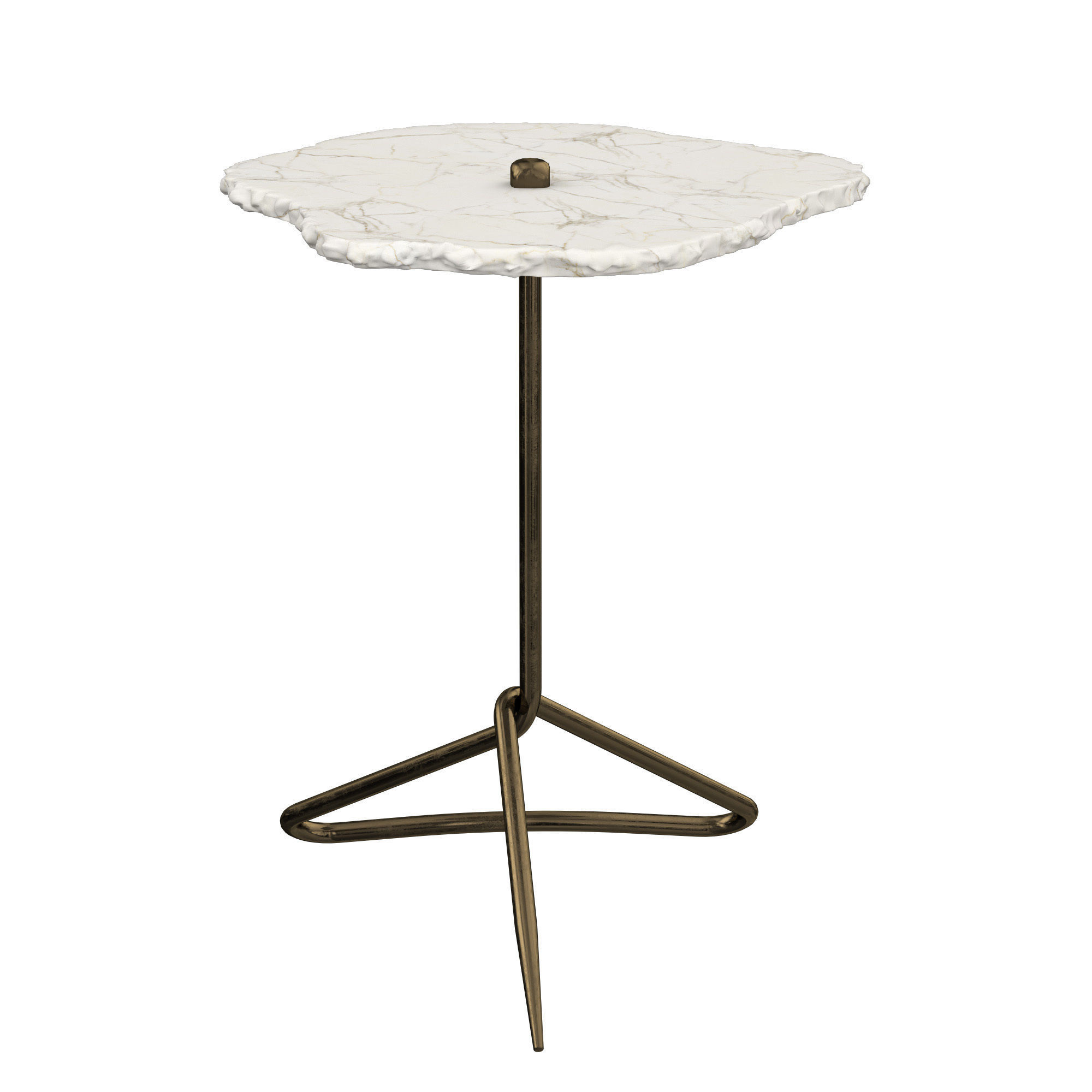 Degraff Marble Top End Table 3D model_2