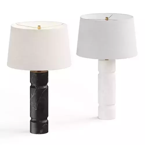 Arteriors Essential Lighting Angelina Table Lamp 3D model